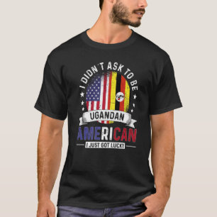 Ugandan American Countries Flags Pride Country Uga T-Shirt