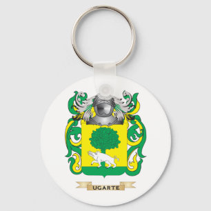 Ugarte Family Crest (Coat of Arms) Key Ring