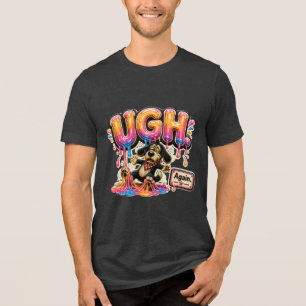 Ugh Again Personalised Funny Sarcastic Tri-Blend Shirt