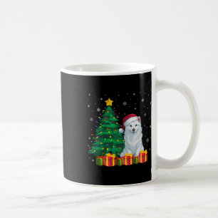 Ugly American Eskimo Santa Hat Christmas Lights Do Coffee Mug