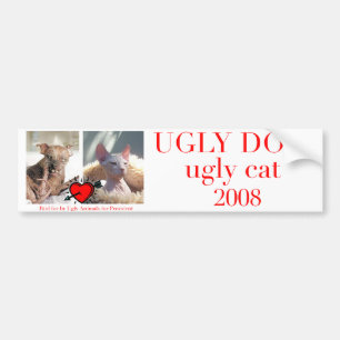 Ugly animals for president bumper sticker