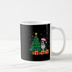 Ugly Bernard Santa Hat Christmas Lights Dog Lover  Coffee Mug