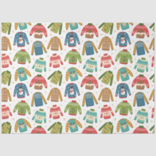 Ugly But Cute Ugly Christmas Sweaters Holiday Tissue Paper