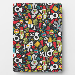 Ugly Christmas and Happy New Year Plaque