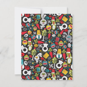 Ugly Christmas and Happy New Year Thank You Card