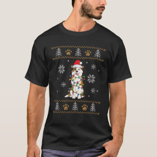 Ugly Christmas Australian Shepherd Family Xmas Aus T-Shirt