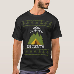 Ugly Christmas Camping T-Shirt