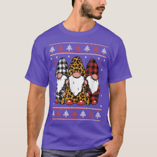 Ugly Christmas Cute Gnome Leprechaun Goblin With T-Shirt