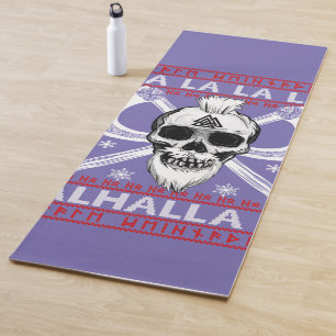 Ugly Christmas Design Fa-La-La Valhalla Viking Val Yoga Mat