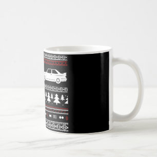 Ugly Christmas European Sports Car Mug