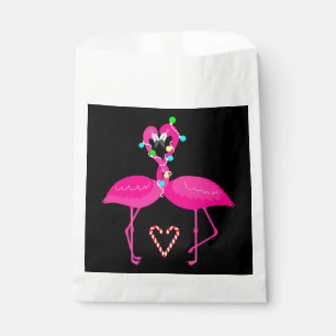 ugly christmas flamingo candy cane favour bag
