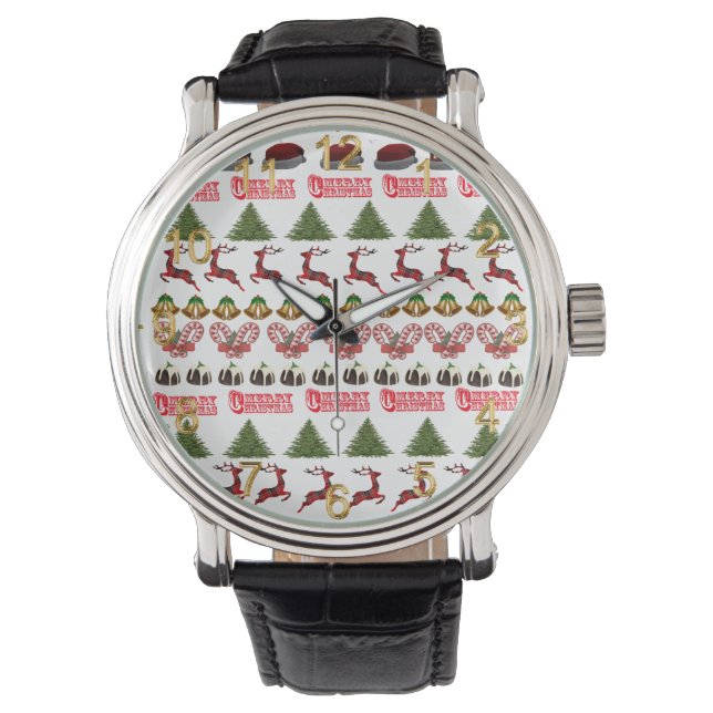 Ugly Christmas: Fun At Christmas Time Pattern, Watch (Front)