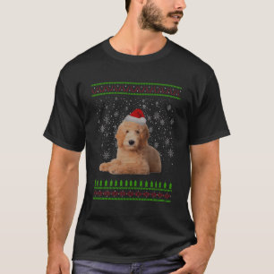 Ugly Christmas Goldendoodle Dog Xmas Merry Christm T-Shirt
