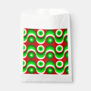 ugly christmas mod groovy red favour bag