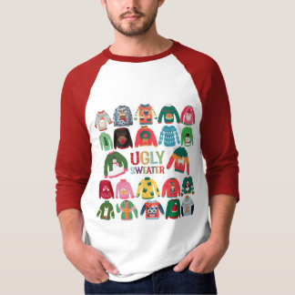 Ugly Christmas Party Raglan T-Shirt