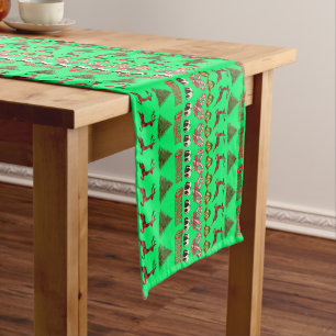 Ugly Christmas Pattern, Long Table Runner