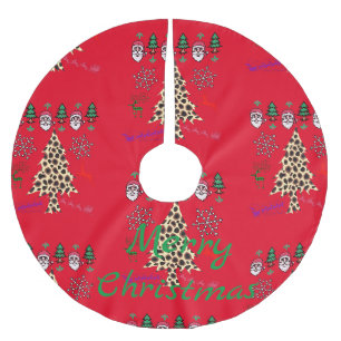 Ugly Christmas Random Mishmash Thunder_Cove Brushed Polyester Tree Skirt