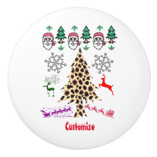 Ugly Christmas Random Mishmash Thunder_Cove Ceramic Knob