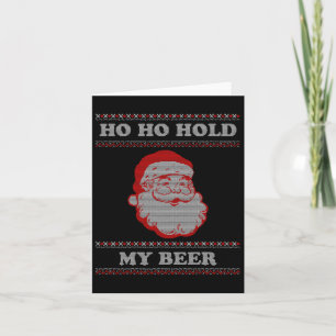 Ugly Christmas Santa  Card