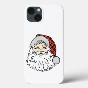 ugly christmas santa claus spooky hotel carpet iPhone 13 case