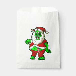 ugly christmas santa zombie gothmas favour bag