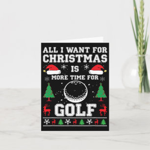 Ugly Christmas Shirts Men's Dry Fit Golf Xmas Holi Card