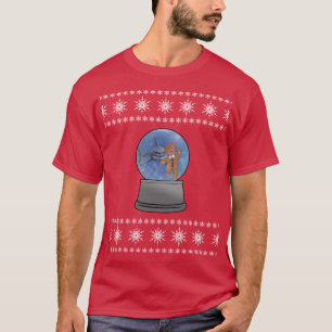 Ugly Christmas Snow Globe  T-Shirt