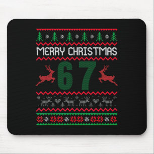 Ugly Christmas Sweater 67 Design  Mouse Pad