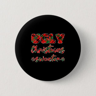 Ugly Christmas Sweater  6 Cm Round Badge