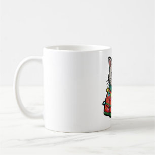 Ugly Christmas Sweater Cat Funny Art Coffee Mug