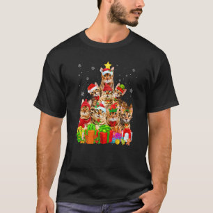 Ugly Christmas Sweater Cat Tree Bengal Cat Xmas