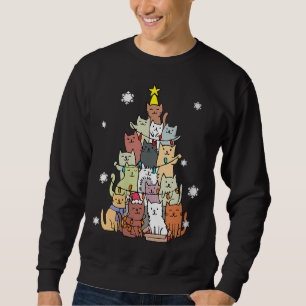 Ugly Christmas Sweater Cat Tree - Funny Xmas Cat G