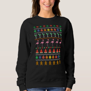 Ugly Christmas Sweater Christmas In July Flamingo
