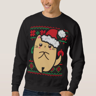 Ugly Christmas Sweater Cute Kawaii Anime Chibi Shy