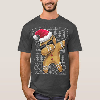 Ugly Christmas Sweater Dabbing Gingerbread Man