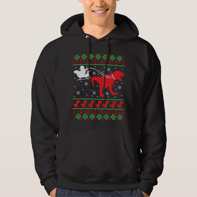 Ugly Christmas Sweater Dinosaur (Front)