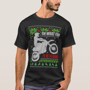 Ugly Christmas Sweater Dirt Bike Motorcycle Motocr