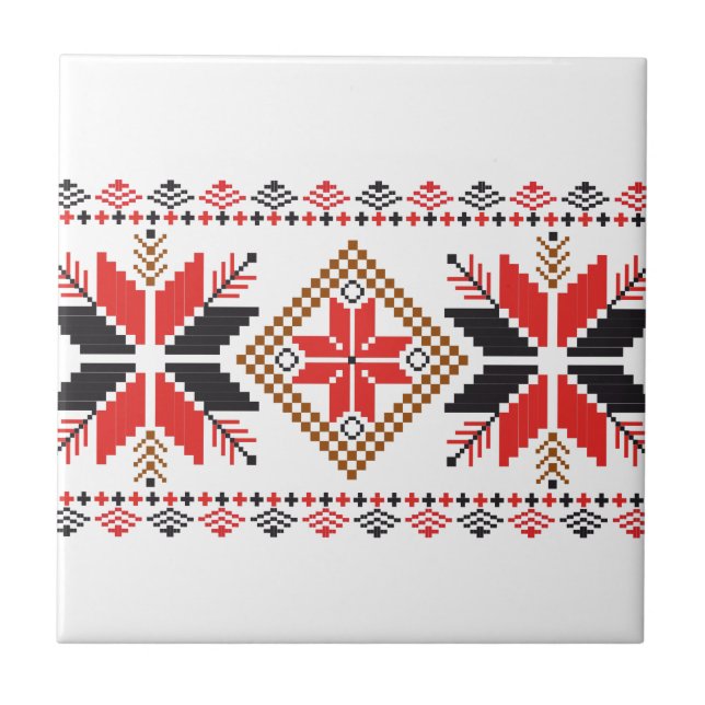 Ugly Christmas Sweater Fair Isle Tile (Front)