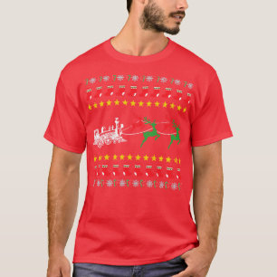 Ugly Christmas Sweater for Model Train Lover