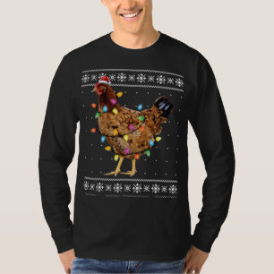 Ugly Christmas Sweater Funny Chicken Christmas