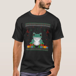 Ugly Christmas Sweater Funny Poison Dart Frog Love