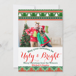 Ugly Christmas Sweater Holiday Card