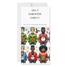 Ugly Christmas Sweater Holiday Party Invitation