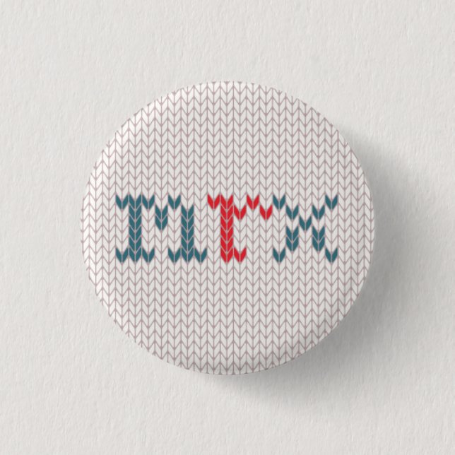 Ugly Christmas Sweater mrx button (Front)
