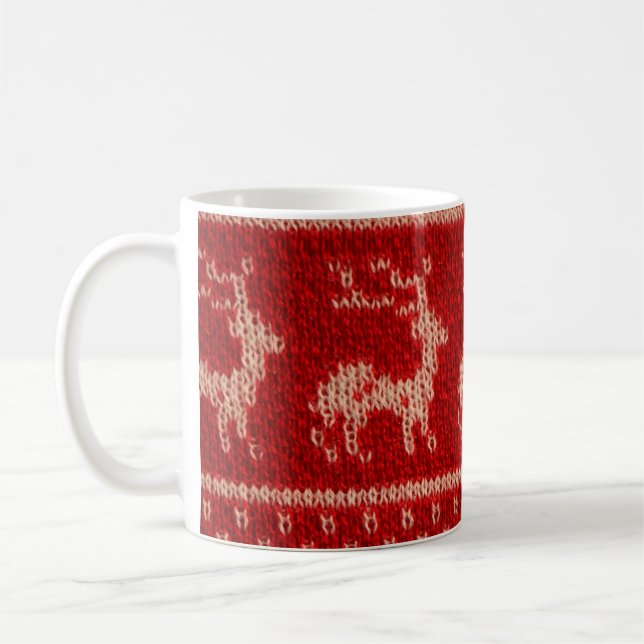 Ugly Christmas Sweater mug (Left)