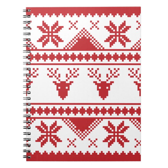 ugly christmas sweater notebook (Front)