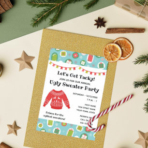 Ugly Christmas Sweater Party Invitation