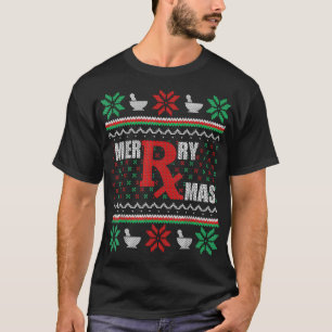 Ugly Christmas Sweater Pharmacy Tech Merry Xmas Ph