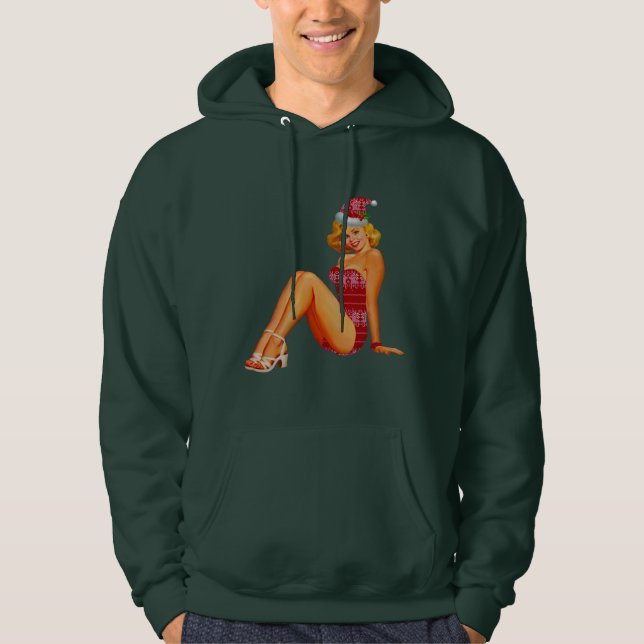 ugly christmas sweater pin up (Front)