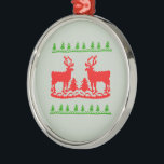 UGLY CHRISTMAS SWEATER -.png Metal Ornament<br><div class="desc">Designs & Apparel from LGBTshirts.com Browse 10, 000  Lesbian,  Gay,  Bisexual,  Trans,  Culture,  Humour and Pride Products including T-shirts,  Tanks,  Hoodies,  Stickers,  Buttons,  Mugs,  Posters,  Hats,  Cards and Magnets.  Everything from "GAY" TO "Z" SHOP NOW AT: http://www.LGBTshirts.com FIND US ON: THE WEB: http://www.LGBTshirts.com FACEBOOK: http://www.facebook.com/glbtshirts TWITTER: http://www.twitter.com/glbtshirts</div>